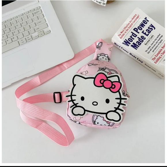 Hello kitty Children Chest Bag 2023 Little girls Cute Coin Purse Shoulde… - Picture 4 of 8